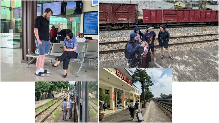 Nếu trước đây tàu hỏa là lựa chọn quen thuộc của người dân địa phương, thì nay hành khách trên tàu chủ yếu là người trẻ và du khách nước ngoài. Với họ, chuyến tàu là trải nghiệm "du lịch chậm" để cảm nhận nhịp sống dọc tuyến đường sắt Lào Cai - Yên Bái theo cách riêng.