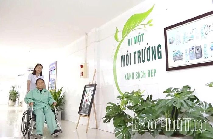 Người bệnh được điều trị và chăm sóc sức khỏe trong không gian xanh, sạch, đẹp.