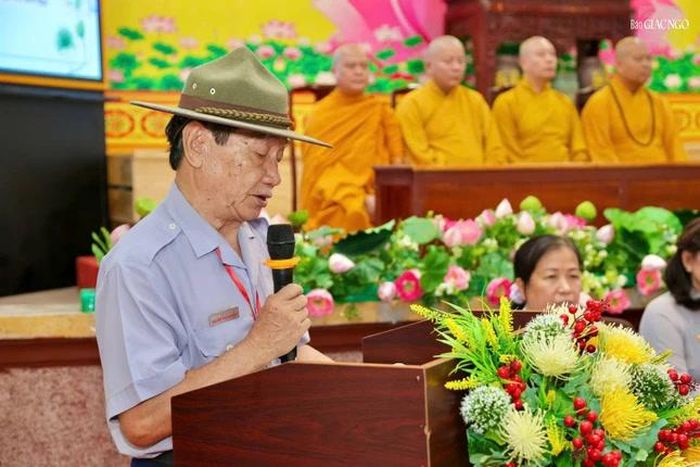 Huynh trưởng Thị Cư - Nguyễn Thanh Minh phát biểu khai mạc