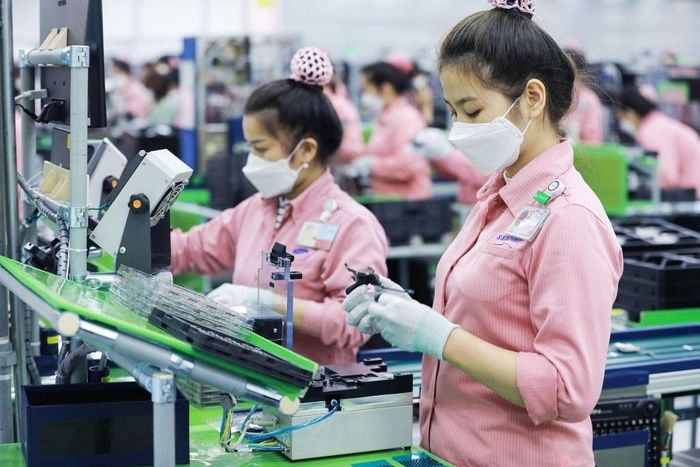 Khu vực kinh tế có vốn đầu tư nước ngoài không ngừng phát triển, góp phần thúc đẩy chuyển dịch cơ cấu kinh tế, đổi mới mô hình tăng trưởng. Ảnh: TL