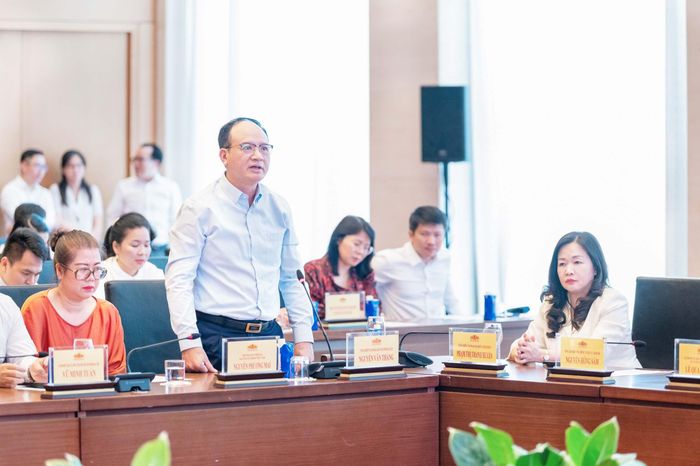 Các đại biểu dự cuộc gặp mặt. Ảnh: Phạm Thắng