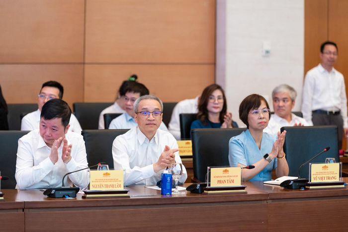 Các đại biểu dự cuộc gặp mặt. Ảnh: Phạm Thắng