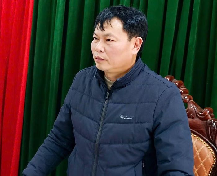 Ông Lữ Văn Đương khi đang giữ chức Phó Chủ tịch UBND xã Sơn Lâm.