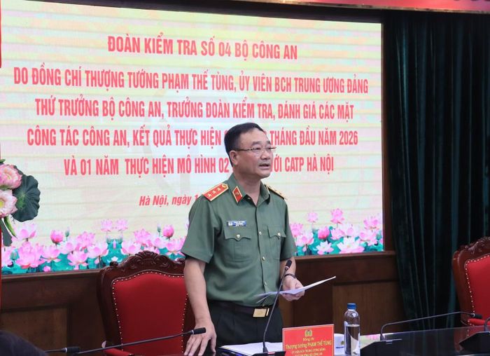 Thứ trưởng Phạm Thế Tùng phát biểu kết luận buổi làm việc.