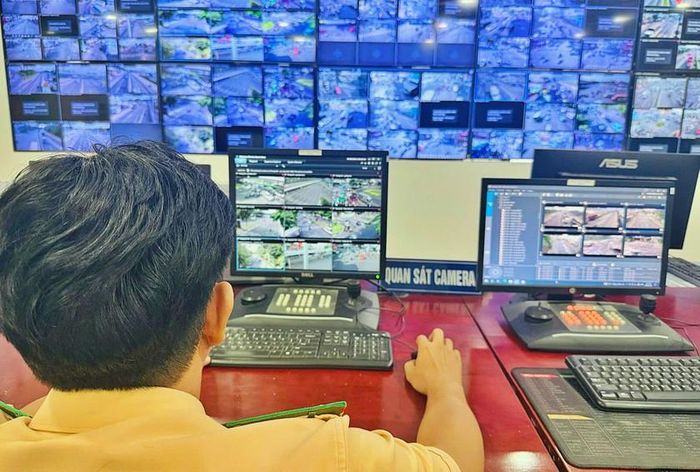 Hệ thống camera AI giúp điều hành, xử lý vi phạm giao thông trên địa bàn Thành phố Hồ Chí Minh. Ảnh: CSGT