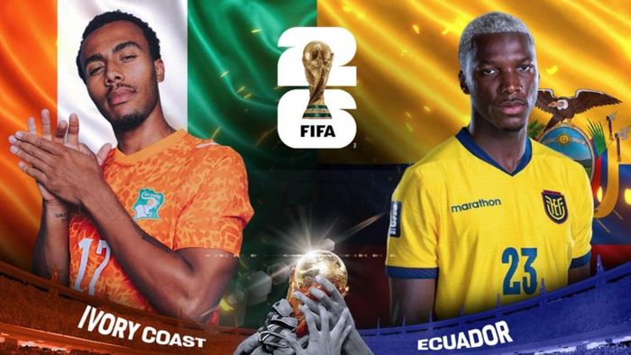 World Cup 2026: Bờ Biển Ngà cạnh tranh Ecuador