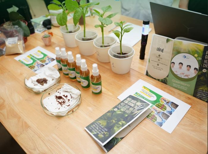 Các sản phẩm của Green Nano. Ảnh: KKT