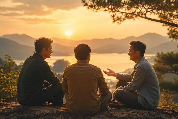 Có những người chỉ cần vài câu trò chuyện đã có thể cảm nhận được những điều bạn chưa kịp nói ra. Ảnh minh họa