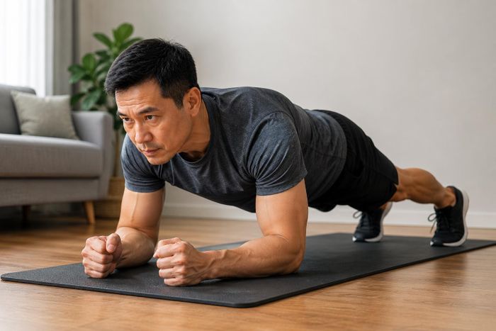 Plank được xem là bài tập tăng cường sức mạnh hiệu quả.