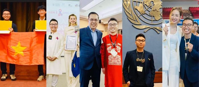  Thiên Khoa vừa học hỏi tri thức thế giới, vừa lan tỏa hình ảnh thanh niên Việt Nam năng động, có trách nhiệm với môi trường. 