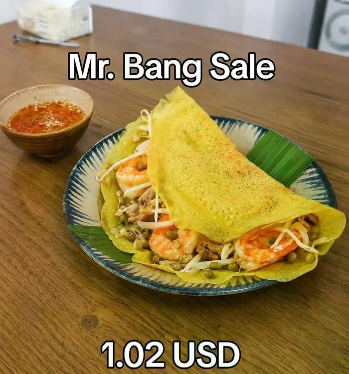 "Bang Sale" là "bánh xèo".