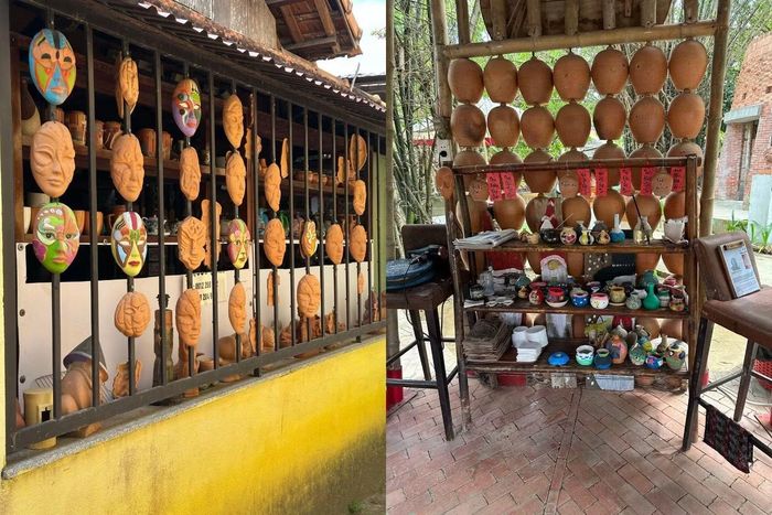 Chỉ với 50K, bạn đã sở hữu 1 tò he đất nung, tham quan làng gốm, tự tay làm các món đồ yêu thích. - Ảnh: NVCC