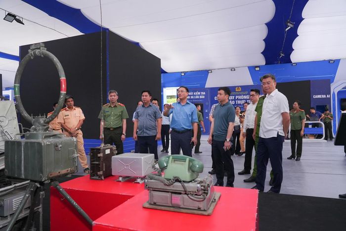 Thượng tướng Phạm Thế Tùng - Thứ trưởng Bộ Công an cùng Trung tướng Lê Xuân Minh – Cục trưởng cục A05 chỉ đạo trực tiếp tại sự kiện