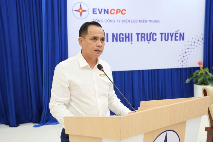  Chủ tịch HĐTV EVNCPC Nguyễn Thanh phát biểu chỉ đạo tại Hội nghị. 