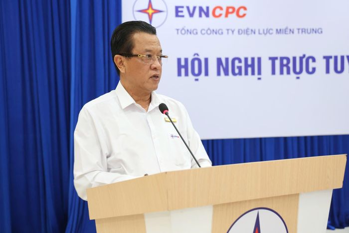  Tổng giám đốc EVNCPC Ngô Tấn Cư phát biểu kết luận Hội nghị. 