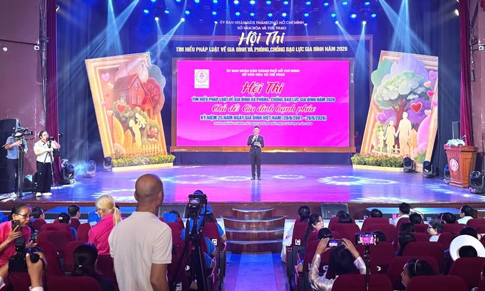 Khai mạc Hội thi tìm hiểu pháp luật về Gia đình và Phòng, chống bạo lực gia đình năm 2026 với chủ đề “Gia đình hạnh phúc”.
