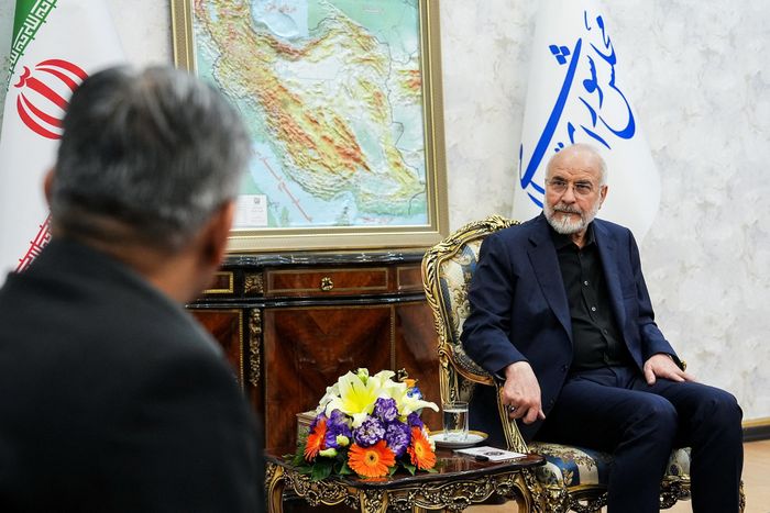 Chủ tịch Quốc hội Iran Mohammad Bagher Ghalibaf. Ảnh: Reuters.