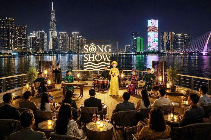 Đêm nghệ thuật “Sông Show” trên du thuyền nghe dòng sông kể chuyện