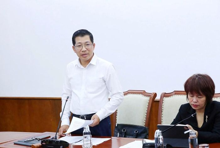 Cục trưởng Cục Báo chí Lưu Đình Phúc phát biểu