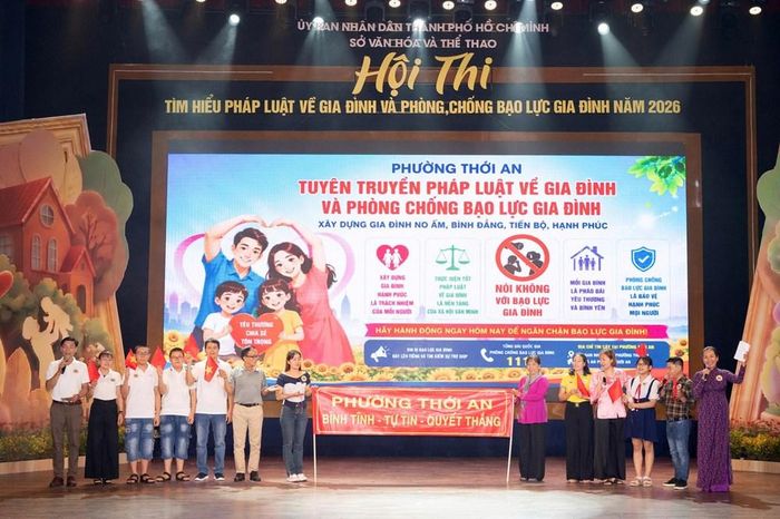 Phần dự thi của phường Thới An