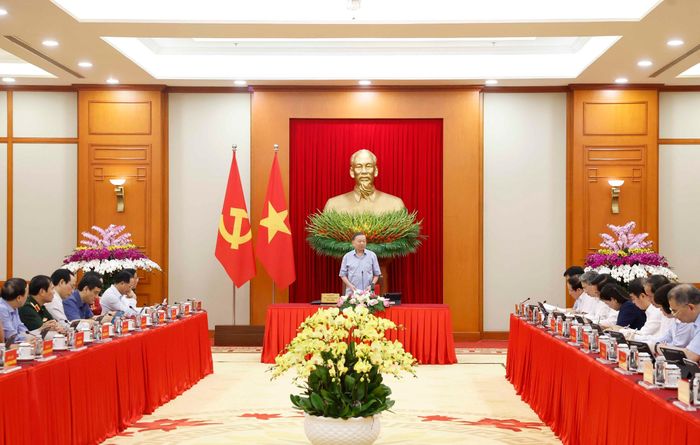Tổng Bí thư, Chủ tịch nước Tô Lâm chủ trì cuộc làm việc với ngành Giáo dục và Đào tạo. Ảnh: Thống Nhất – TTXVN