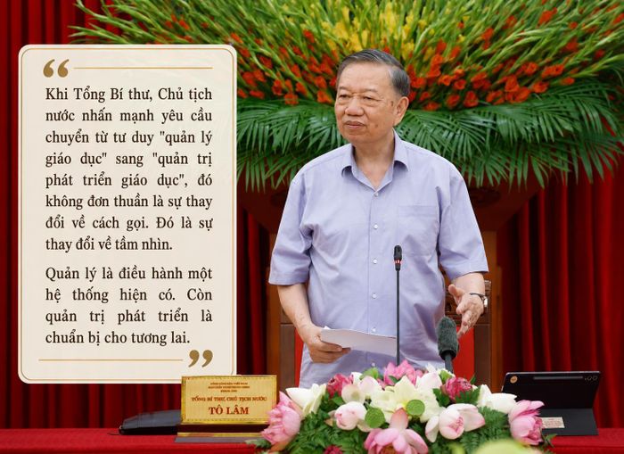 Trong ảnh: Tổng Bí thư, Chủ tịch nước Tô Lâm phát biểu chỉ đạo. Ảnh: Thống Nhất – TTXVN