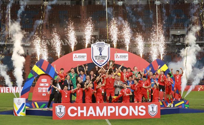 Thầy trò HLV Kim Sang Sik hướng tới mục tiêu bảo vệ thành công ngôi vô địch ASEAN Cup.