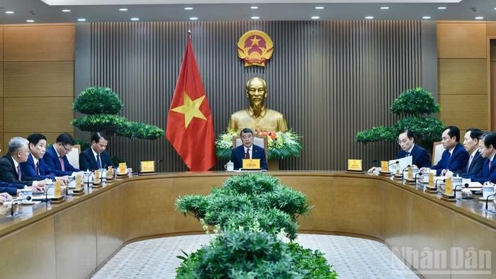  Quang cảnh cuộc điện đàm. (Ảnh: Thanh Giang) 