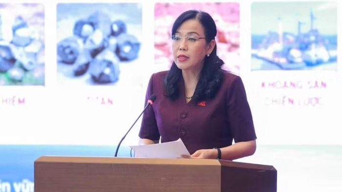 Chủ nhiệm Ủy ban Khoa học, Công nghệ và Môi trường của Quốc hội Nguyễn Thanh Hải phát biểu đề dẫn. (Ảnh: Hồ Long)