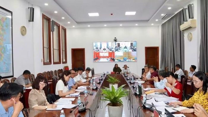 Toàn cảnh buổi tiếp công dân.
