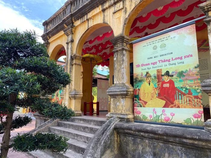 Chủ đề “Tết Đoan ngọ trong cung đình Thăng Long thời Lê” được trưng bày tại Nhà N14, Khu di sản Hoàng thành Thăng Long.