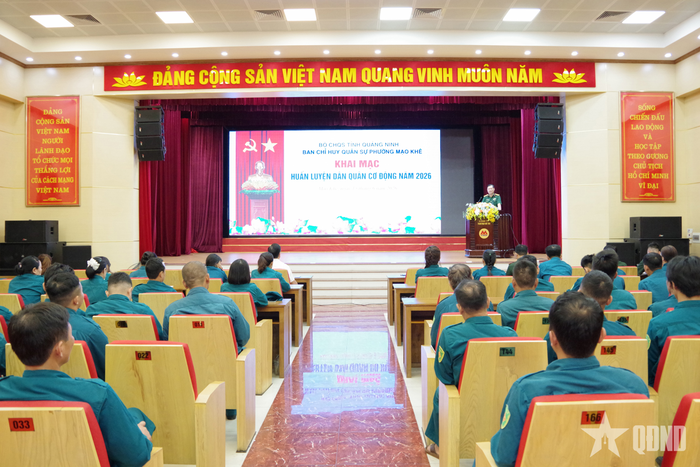 Quang cảnh khai mạc.