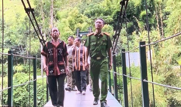 Mô hình "Dòng họ Bhríu tự quản về ANTT" tiêu biểu ở xã Sông Kôn (TP Đà Nẵng).