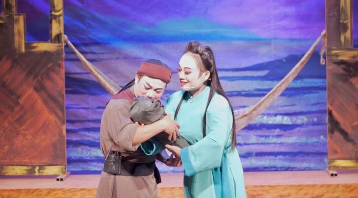 Một cảnh trong vở Tuồng "Hai mươi năm của một vụ án".