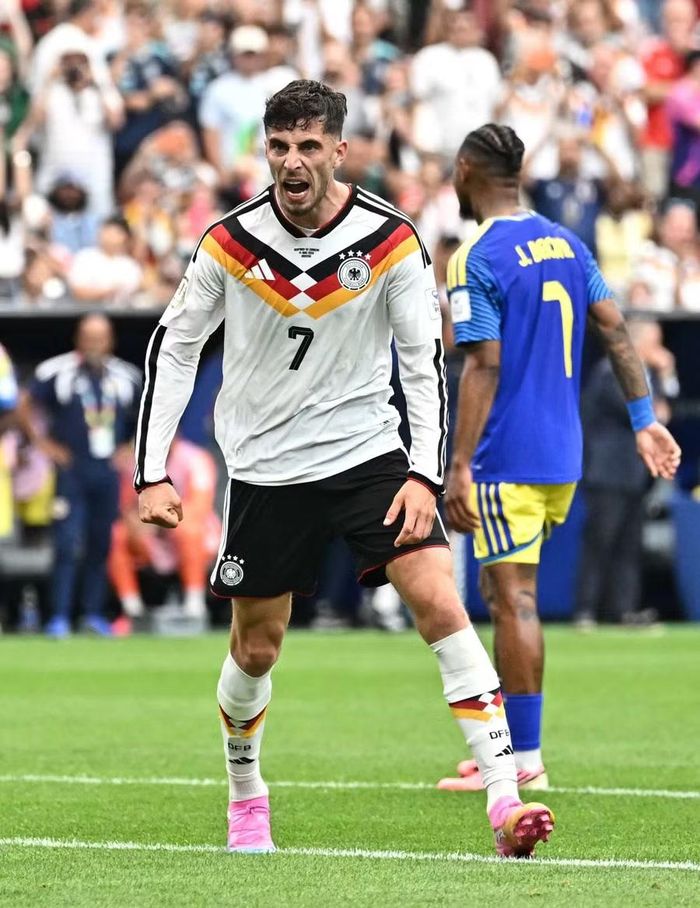 Cú đúp của Kai Havertz giúp Đức hạ Curacao 7-1, đồng thời giúp anh dẫn đầu danh sách ghi bàn cho đến thời điểm này tại World Cup 2026.