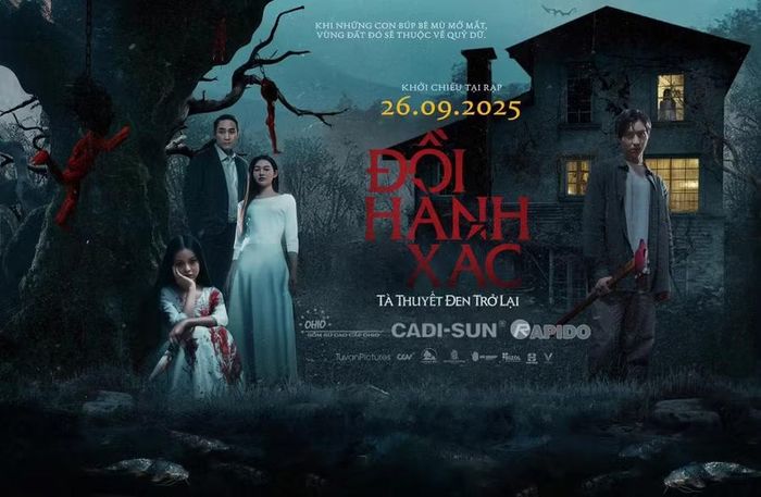 Phim “Đồi hành xác: Tà thuyết đen trở lại” chỉ thu về khoảng 2 tỷ đồng.