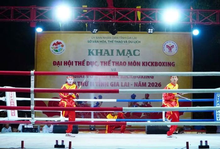 Khai mạc Đại hội Thể dục, Thể thao môn Kickboxing và Giải Vô địch Trẻ Kickboxing tỉnh Gia Lai lần thứ II năm 2026.