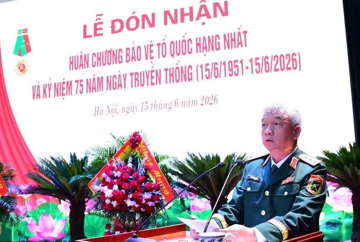 Thượng tướng Nguyễn Quang Ngọc phát biểu tại lễ kỷ niệm.