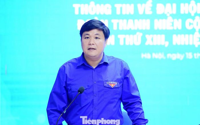 Anh Nguyễn Thái An trao đổi tại chương trình. Ảnh: Xuân Tùng