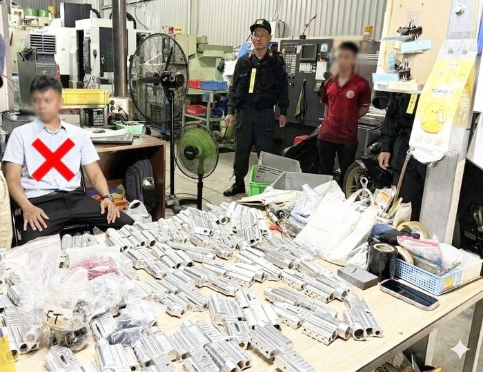 Đối tượng Võ Thành Tài (Dấu x đỏ), trú tại TP Hồ Chí Minh, giám đốc công ty cơ khí CNC MASTER TECH (Ảnh Công an Hà Tĩnh)