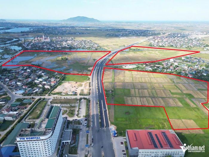Khu vực thực hiện dự án khu đô thị hai bên đường Ngô Quyền.