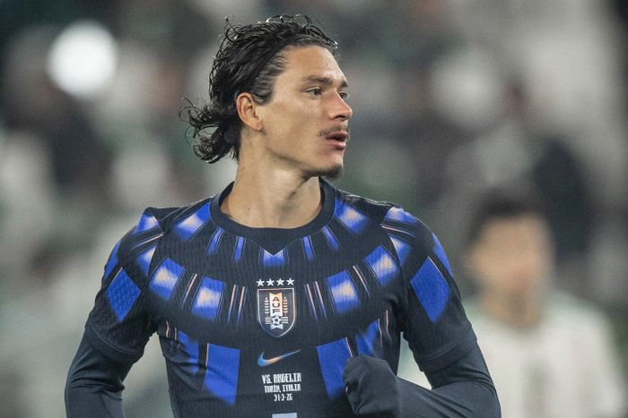 Uruguay kỳ vọng Nunez sẽ ghi bàn. Ảnh: AUF
