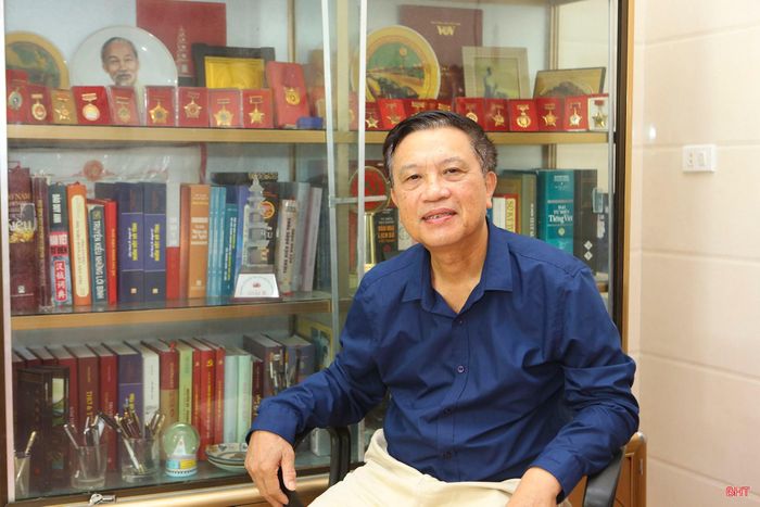 Nhà báo Phan Trung Thành - nguyên Phó Giám đốc Đài PT-TH Hà Tĩnh cũ.