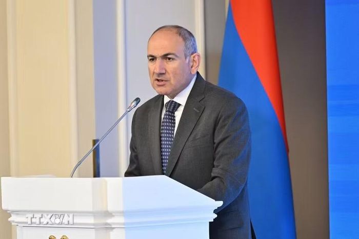 Thủ tướng Armenia Nikol Pashinyan. (Ảnh: THX/TTXVN)