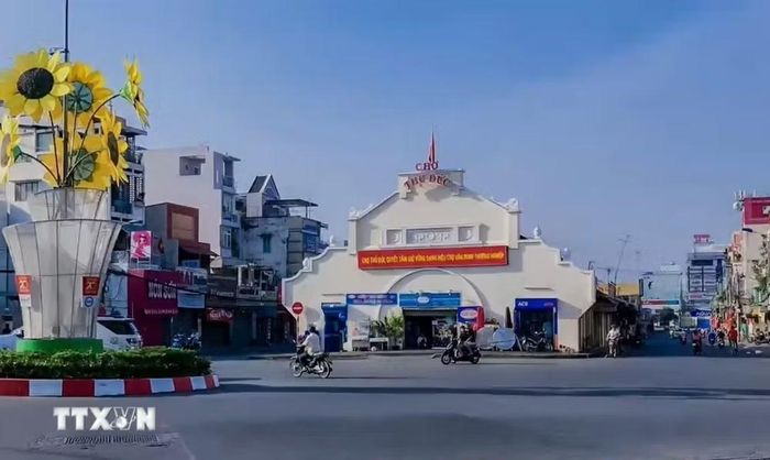 Trung tâm phường Thủ Đức, Thành phố Hồ Chí Minh. (Ảnh: Hữu Duyên/TTXVN)