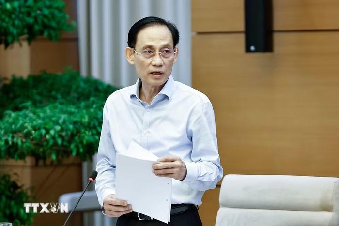 Bộ trưởng Bộ Ngoại giao Lê Hoài Trung phát biểu. (Ảnh: Doãn Tấn/TTXVN)