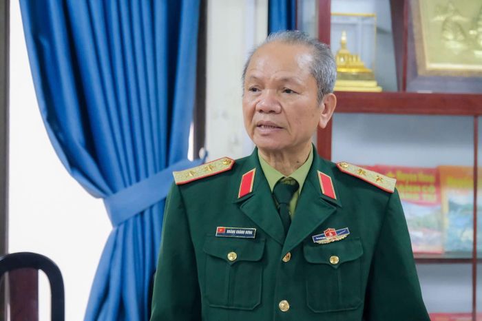 Trung tướng Hoàng Khánh Hưng, Chủ tịch Hội Hỗ trợ gia đình liệt sĩ Việt Nam.