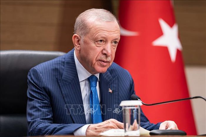 Tổng thống Thổ Nhĩ Kỳ Recep Tayyip Erdogan. Ảnh: Anadolu Agency/TTXVN