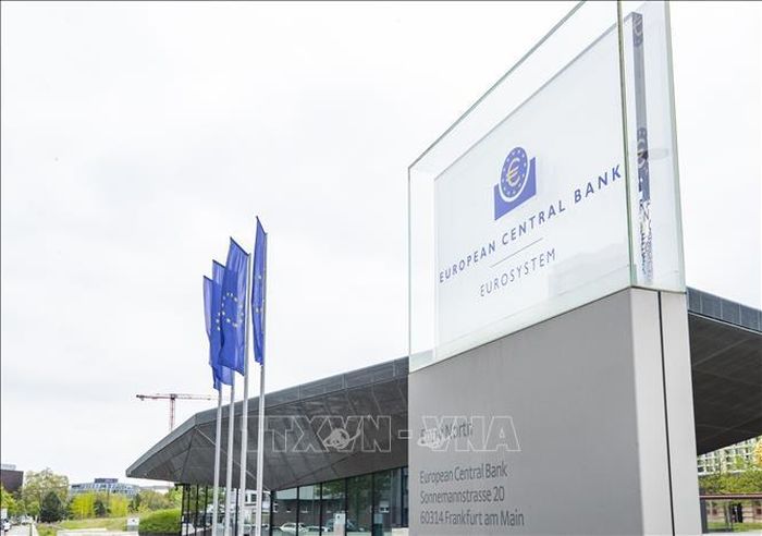 Trụ sở Ngân hàng Trung ương châu Âu tại Frankfurt, Đức. Ảnh: THX/TTXVN