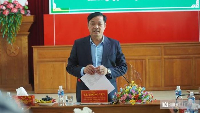 Ông Lê Trọng Yên - Phó Chủ tịch Thường trực UBND tỉnh Lâm Đồng.